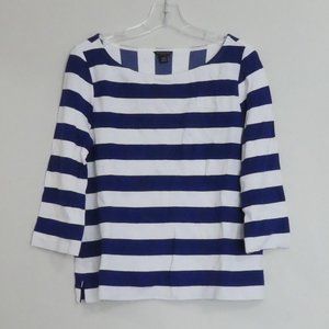 Ann Taylor thick Breton stripe shirt